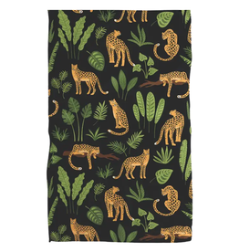 Geometry Catnap Tea Towel