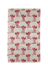 Geometry Cowgirl Boots Tea Towel