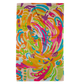 Geometry Florescence Tea Towel