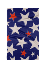 Geometry Shadowed Stars Tea Towel
