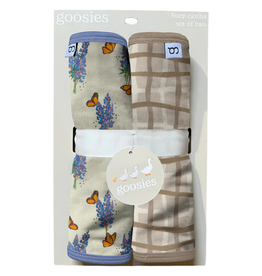 Goosies Burp Set - Bluebonnets