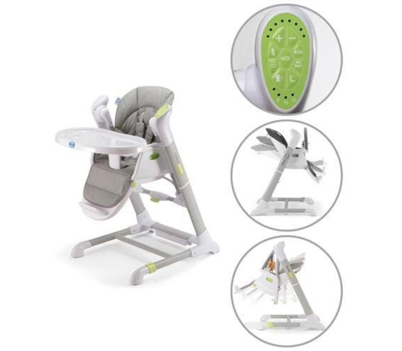 Pali Furniture Pali Pappy Rock High Chair In Gray