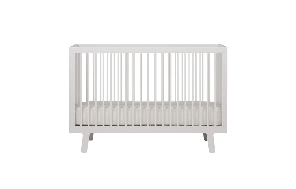 Oeuf Sparrow Crib In White
