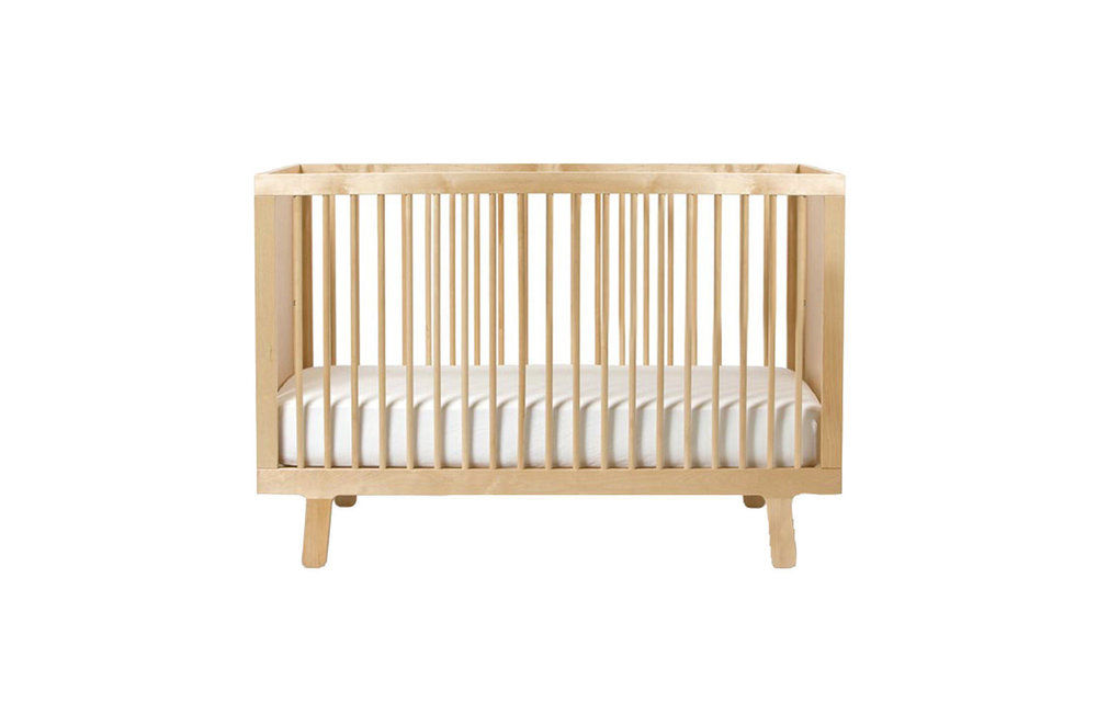 Oeuf Sparrow Crib In Birch