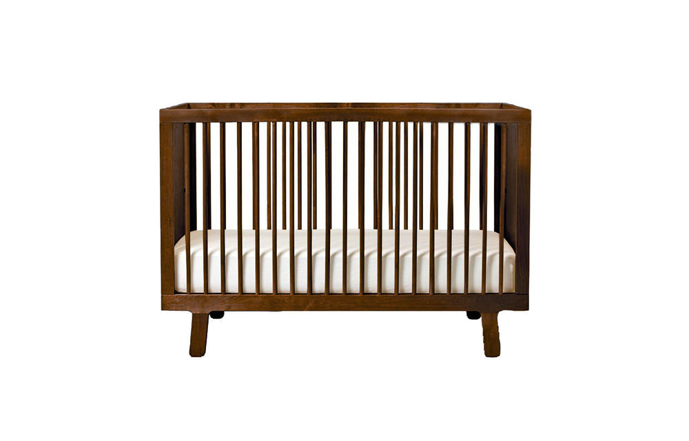 Oeuf Sparrow Crib In Walnut
