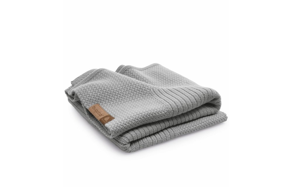 Bugaboo Wool Blanket 100% Extra Fine Merino Wool In Light Grey Melange