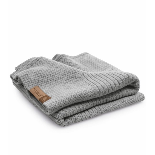 Bugaboo Wool Blanket 100% Extra Fine Merino Wool In Light Grey Melange