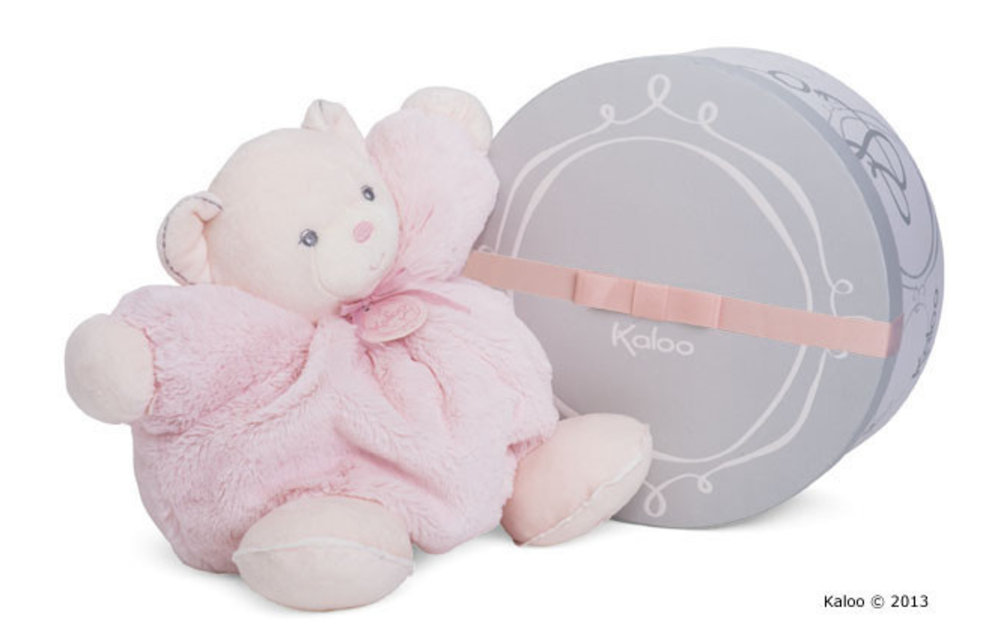 Kaloo Perle Large Chubby Bear Pink