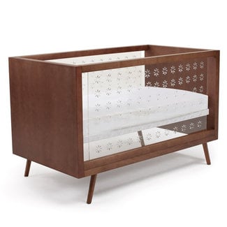 Ubabub Ubabub Nifty Clear Crib In Walnut