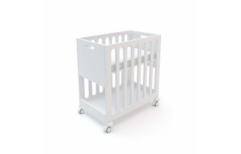 Oeuf Fawn 2 In 1 Bassinet -Crib System In All White