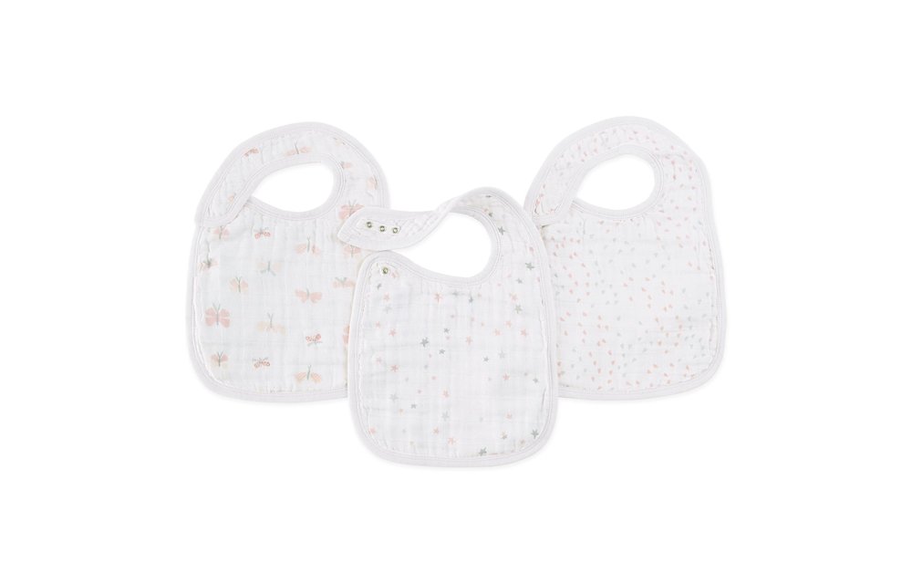 aden + anais Lovely Reverie Snap Bibs (3 Pack)