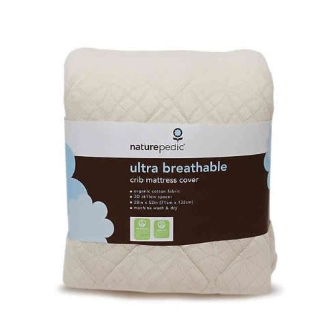 Naturepedic Ultra Breathable Crib Protector Pad 28" x 52" x 6"