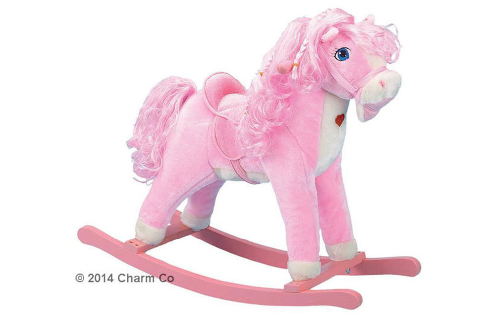 Charm Pink Horse Rocker (Pink Heart Lights Up)