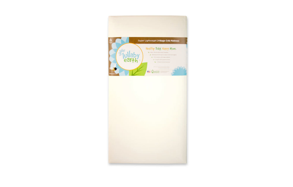 Lullaby Earth Super Lightweight Crib Mattress 2 Stage