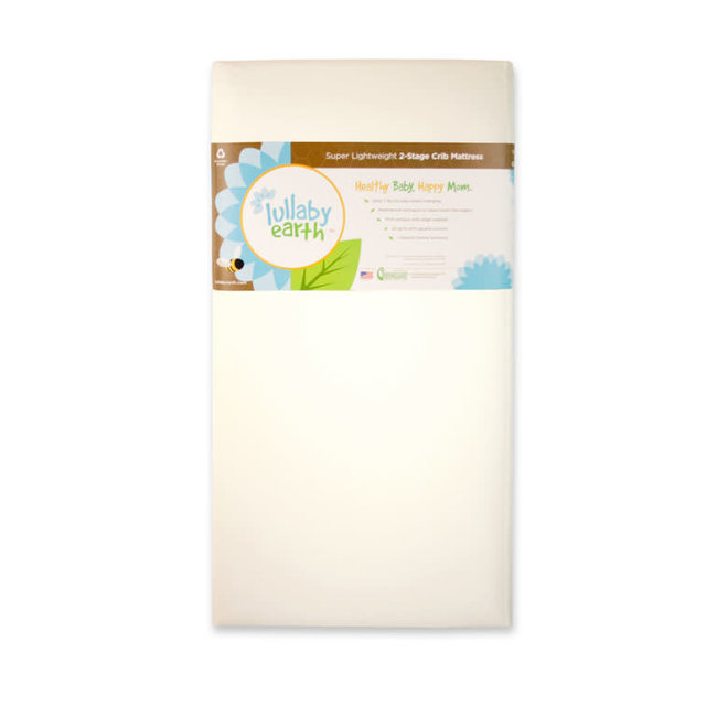 Lullaby Earth Super Lightweight Crib Mattress 2 Stage