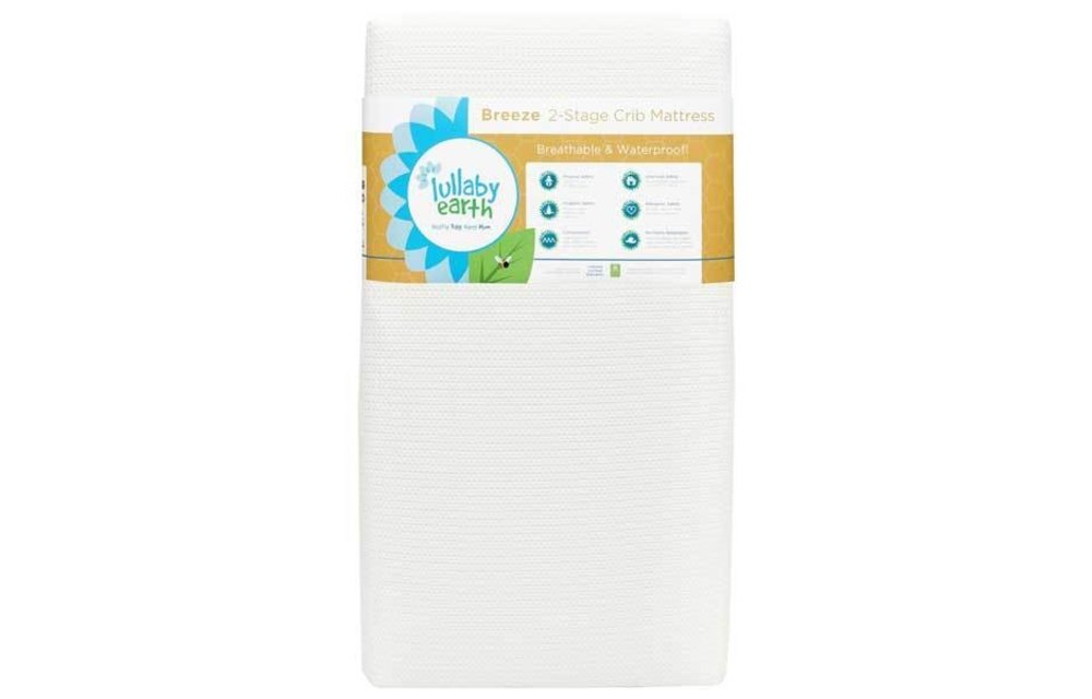 Lullaby Earth Breeze Crib Mattress In White