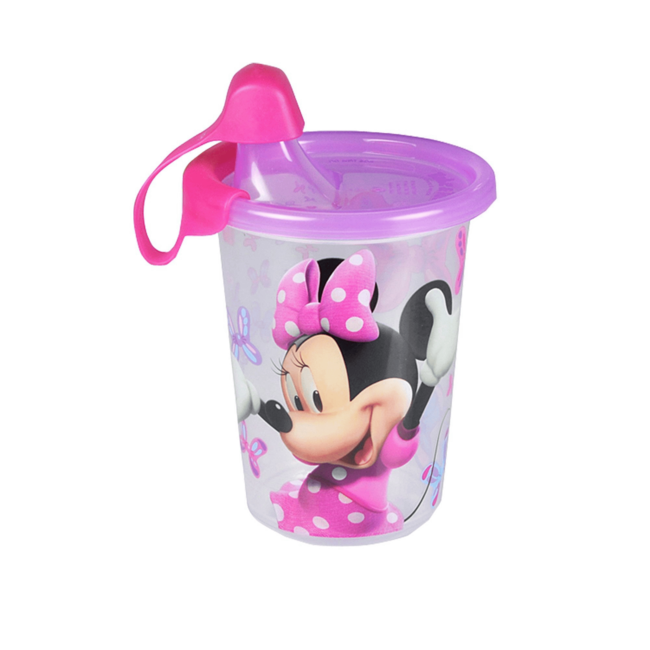 The First Year's Minnie Mouse 10 Oz sippy cup 3 pack with travel Cap