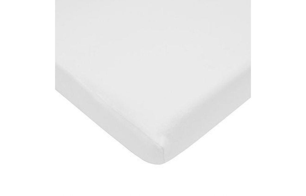 American Baby Pack N Play Value Jersey Sheet-White
