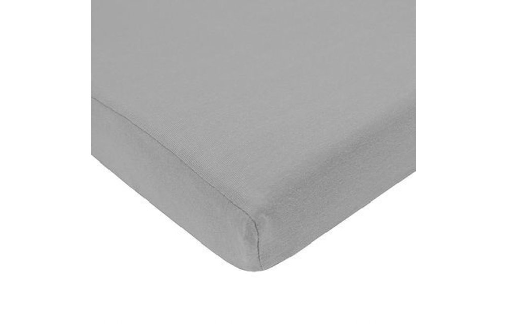 American Baby Pack N Play Value Jersey Sheet- Gray