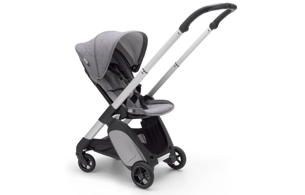 Bugaboo Ant Complete Aluminum/Grey Melange-Grey Melange