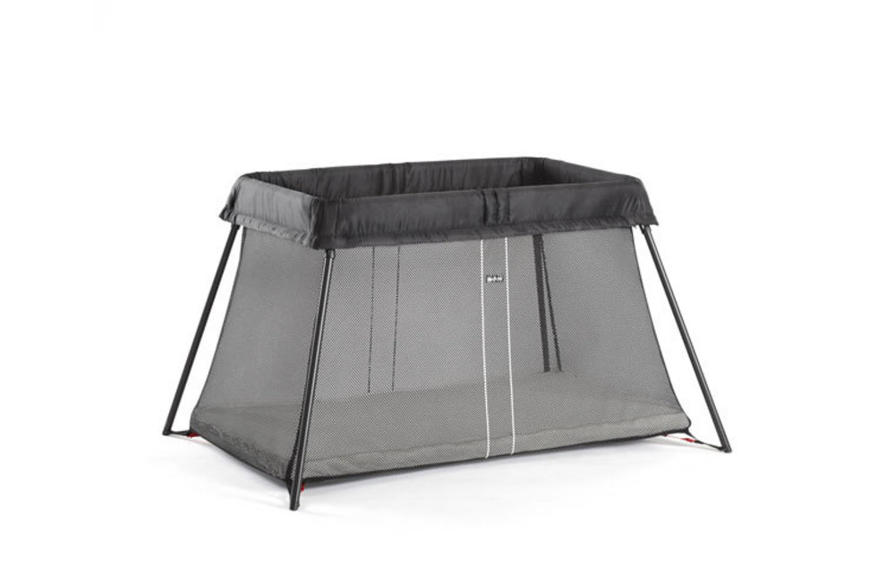 BABYBJORN Travel Crib Light In Black Mesh