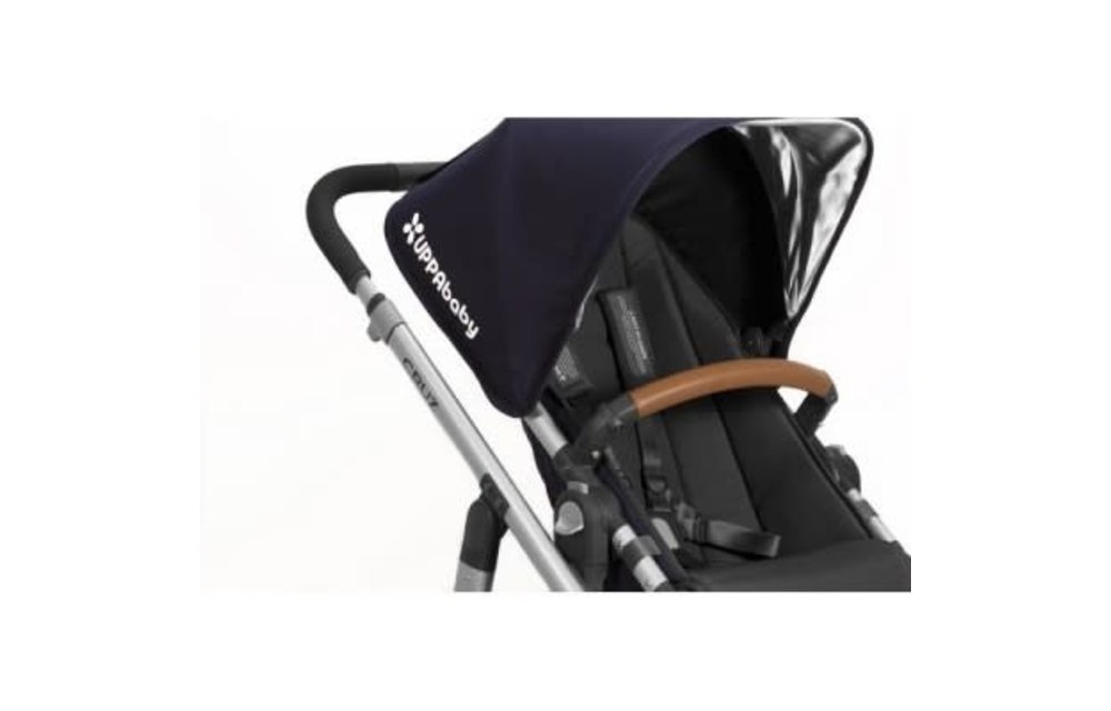 Uppa Baby Leather Bumper Covers-For Vista, Cruz, Rumble Seat In Brown