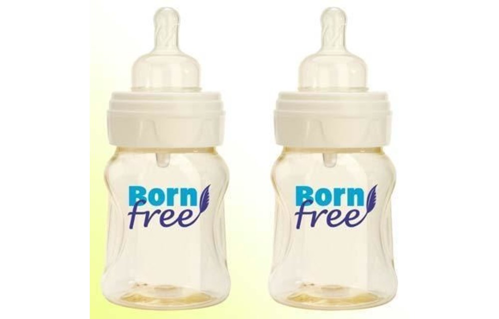 FINAL SALE!! Born Free 5 Oz Wide Neck Twin Pack Plastic Bottles