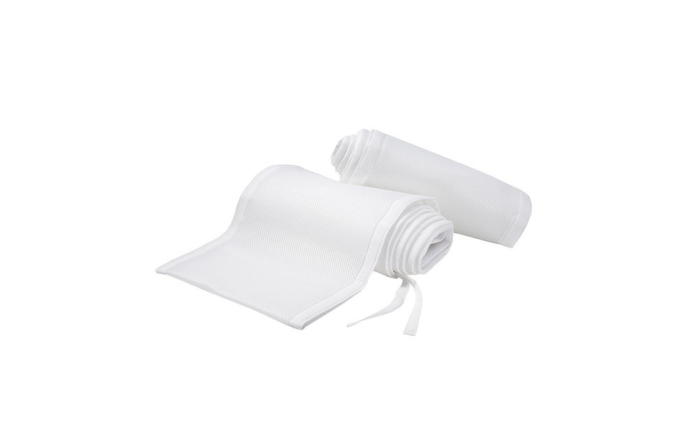Breathable Baby Breathable Mesh Crib Liners In White