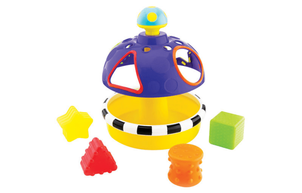 FINAL SALE!! Sassy Sort N' Spin Shape Sorter