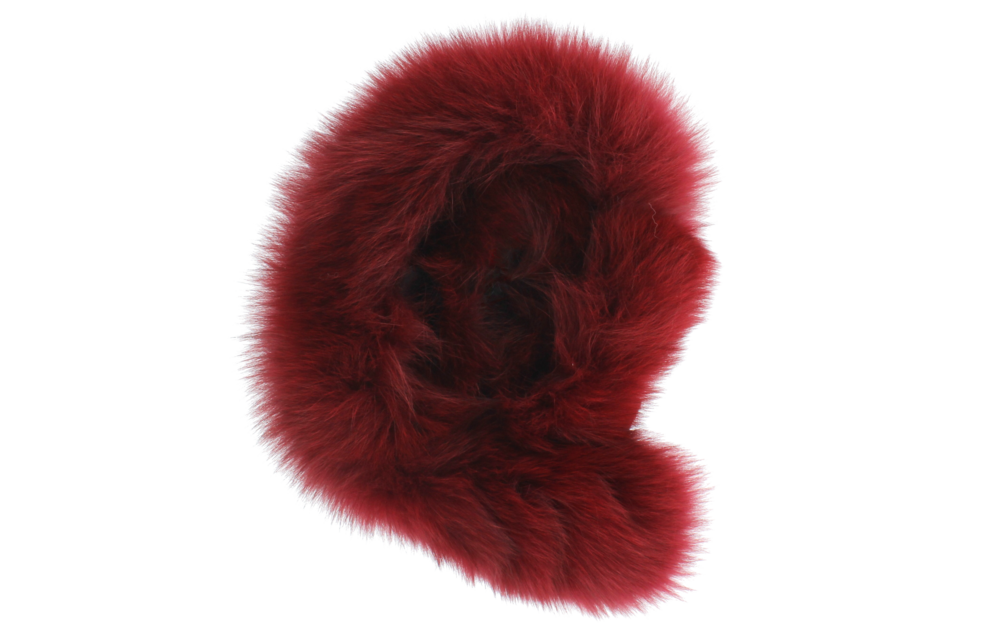 Baby Frr Fur For Doona In Burgundy