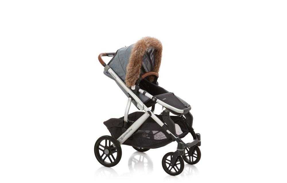 Baby Frr Fur For Stroller In Coffee Fox