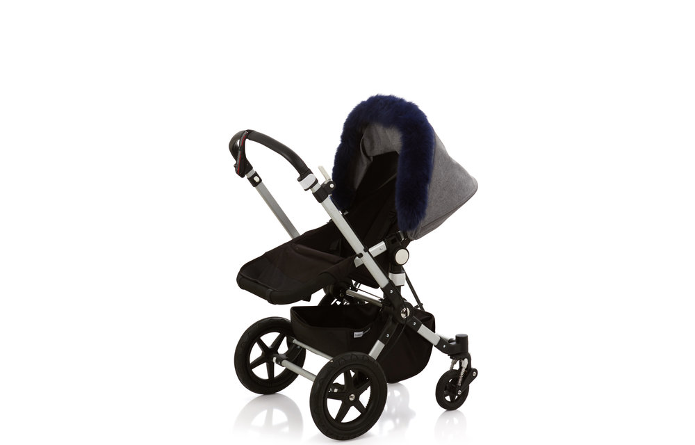 Baby Frr Fur For Stroller In Navy