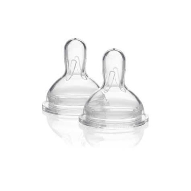 Medela Wide Base Nipple 3-Pack - Medium Flow