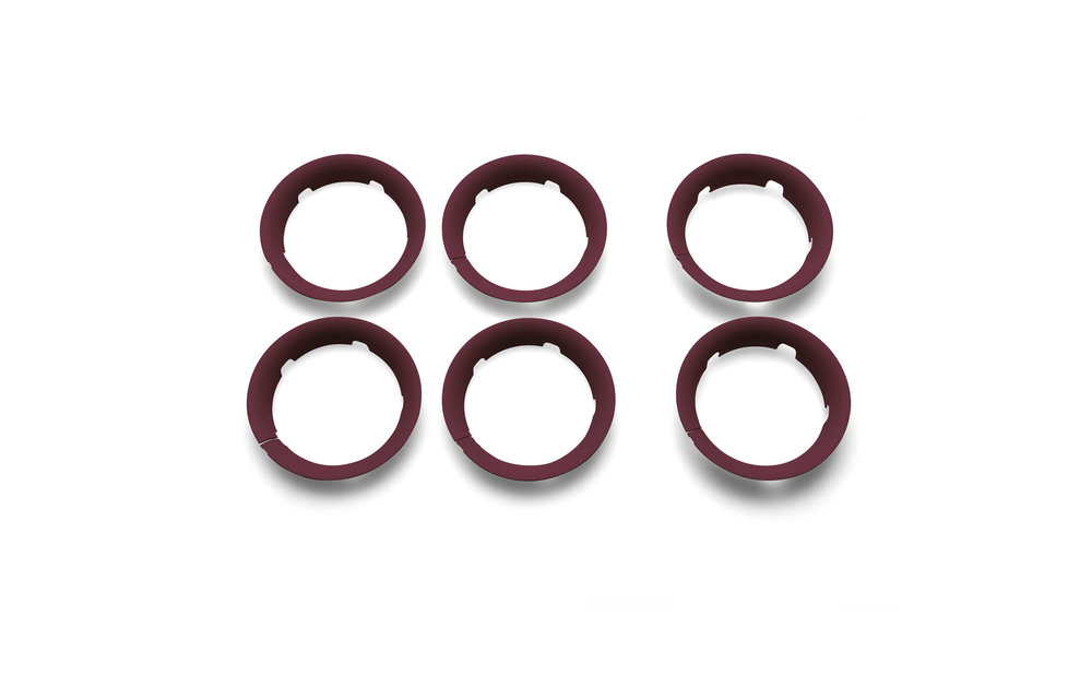 Bugaboo Bee5 Wheel caps In Dark Red