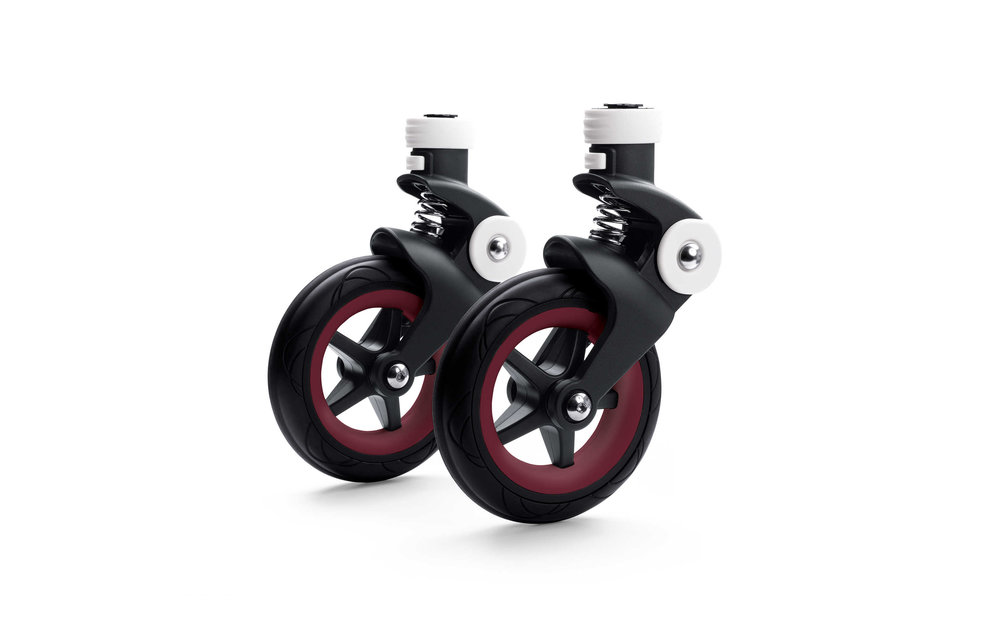 Bugaboo Bee5 Wheel caps In Dark Red