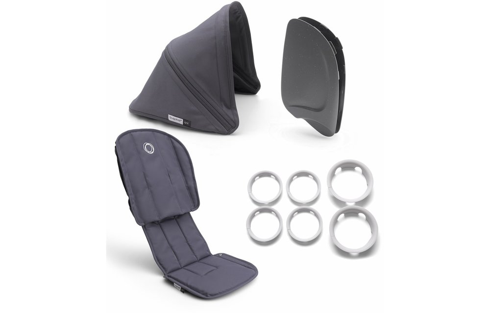 Bugaboo Ant Style Set Complete In Steel Blue-Steel Blue