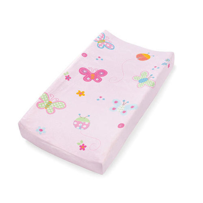 **FINAL SALE** Summer Ultra Plush Change Pad Cover In Plush Pals Butterfly