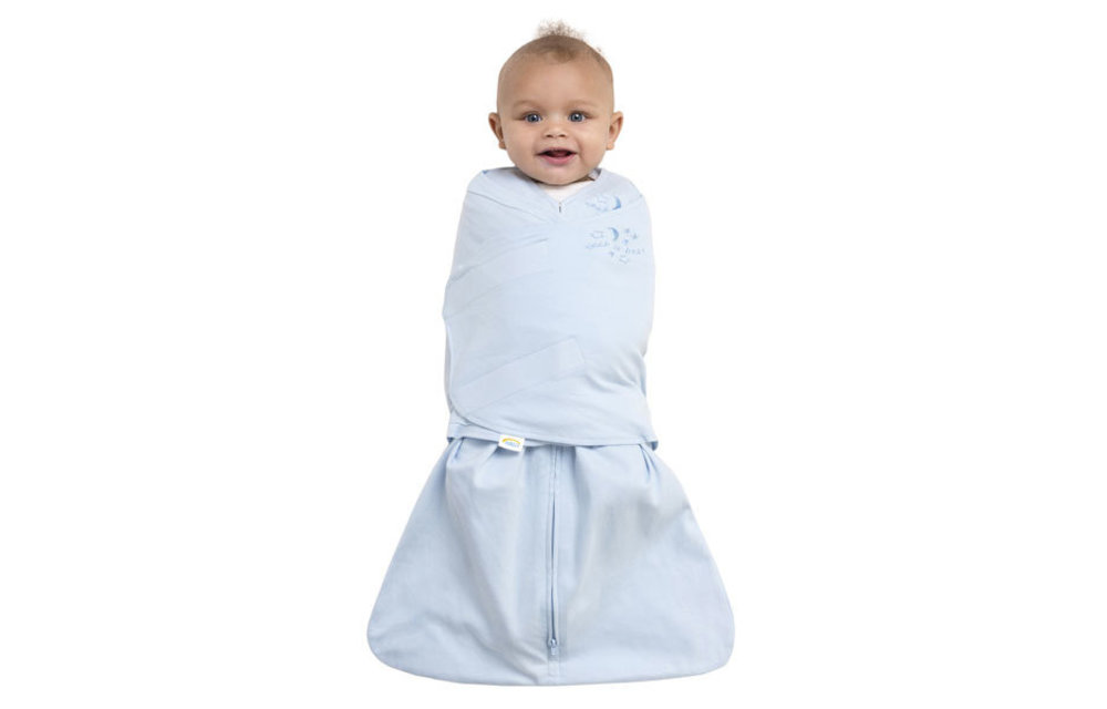 Halo Sleepsack Swaddle 100% Cotton Baby Blue In Newborn