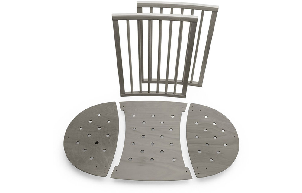 Stokke Sleepi Bed Extensions To Convert The Mini Crib To A Crib In Hazy Grey