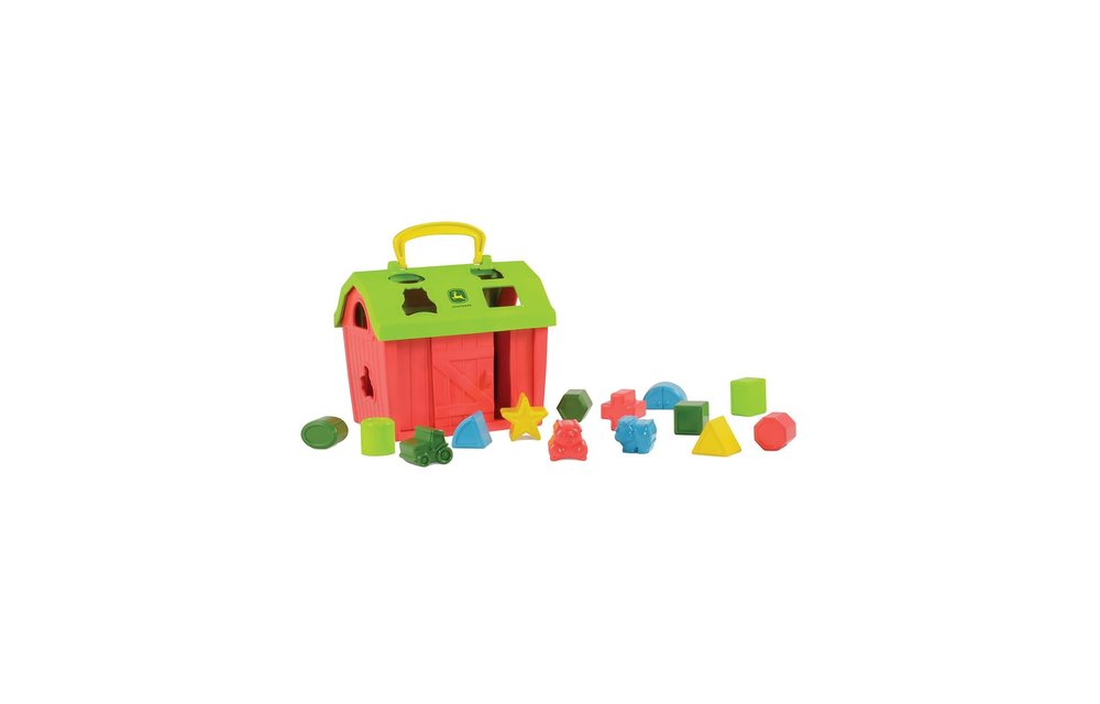 Tomy John Deere 14Pc Barnyard Shape Sorter