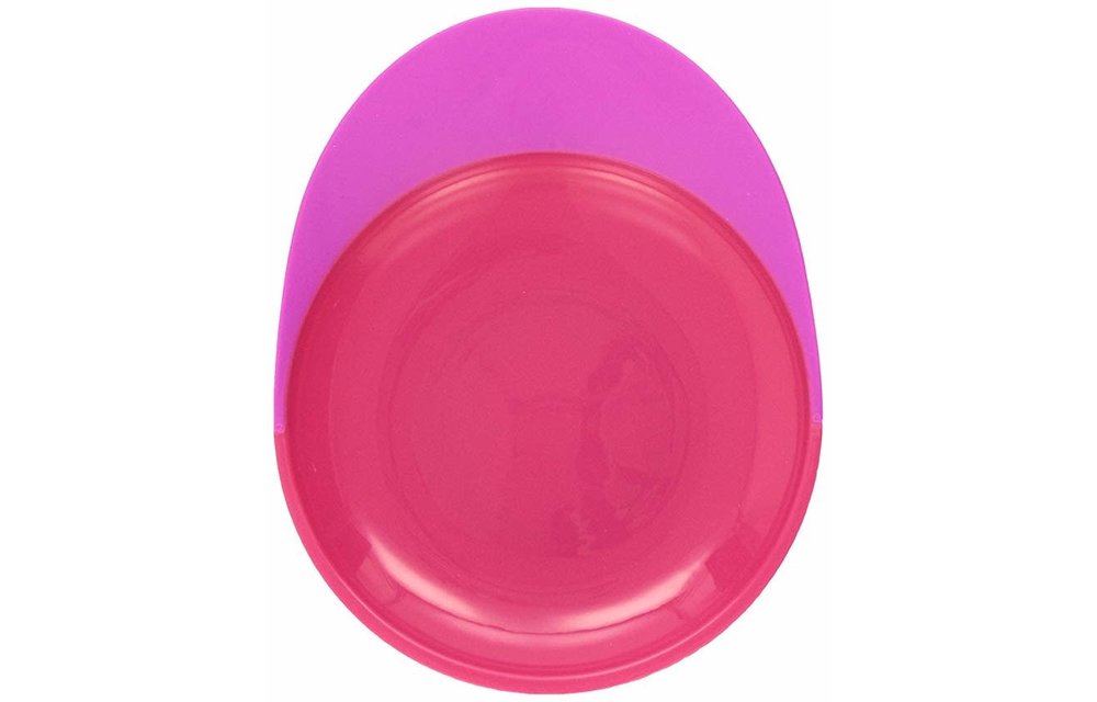 Boon Catch Plate With Spill Catcher Pink/Purple