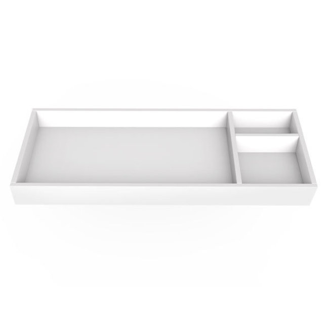 Spot On Square 45'' Wide Changing Tray - White