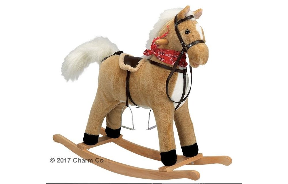 Charm Buffy Rocking Horse (Moving Mouth And Tail)
