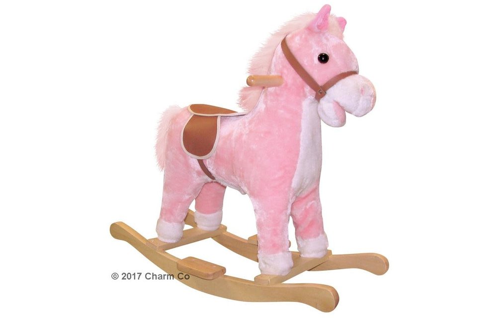 Charm Lil Pink Rocking Horse