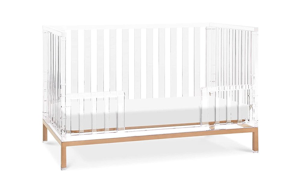Nursery Works Luma Toddler Rail - Lucite (Crib Sold Seperately)