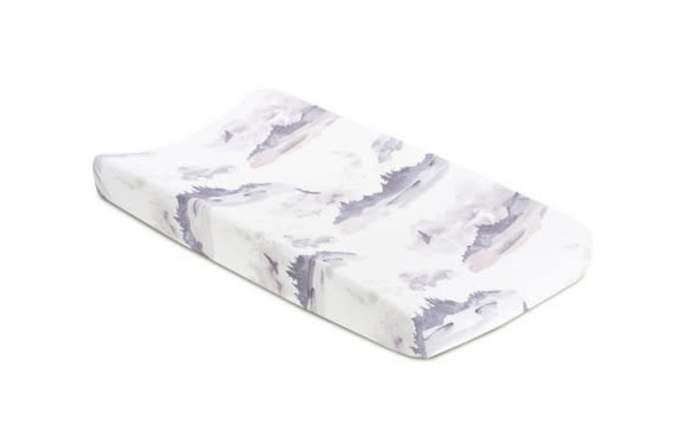 Oilo Changing Pad Sheet In Misty Mountain (Jersey Fabric)
