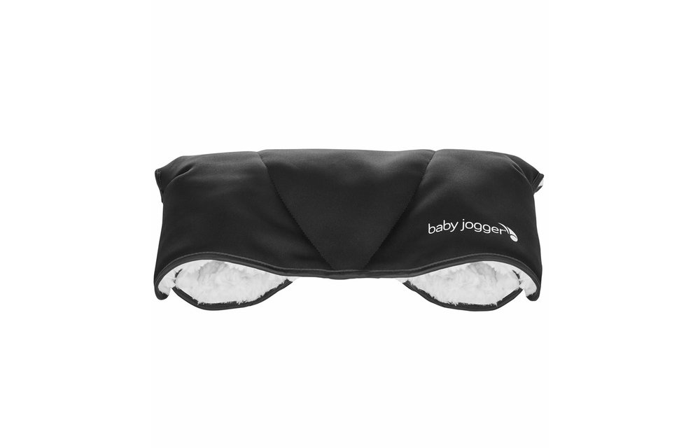 Baby Jogger Plush Stroller Handmuff In Black