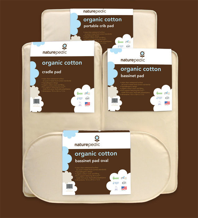 organic cotton bassinet mattress