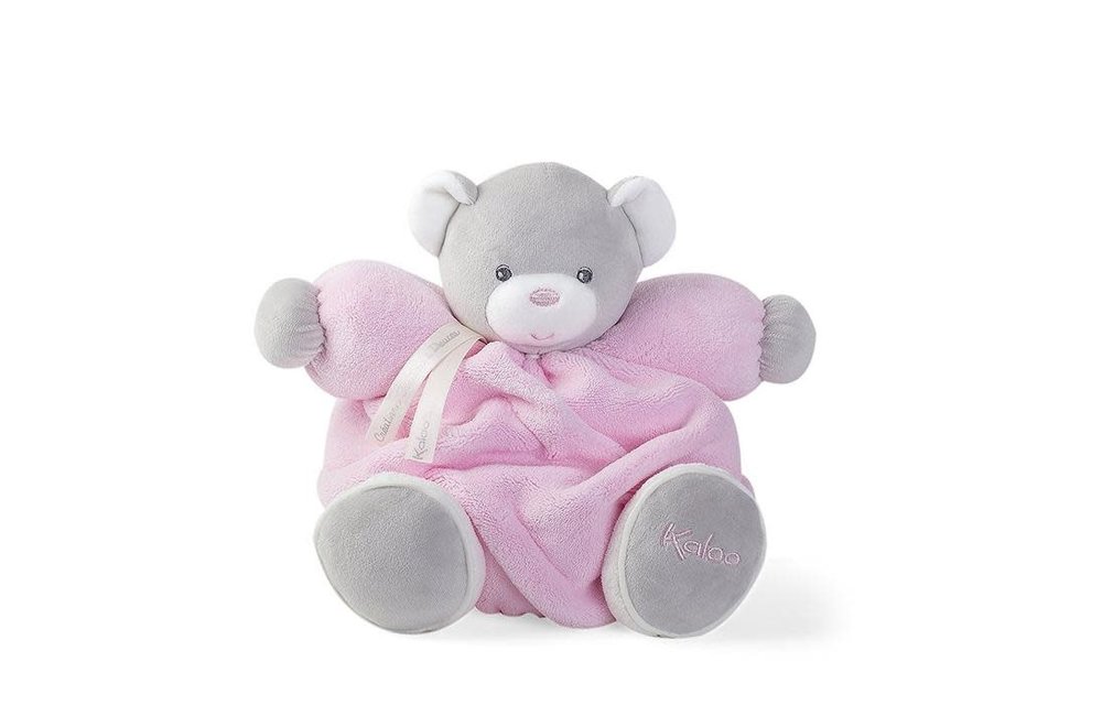 Kaloo Plume Pink Chubby Bear Toy (Medium)