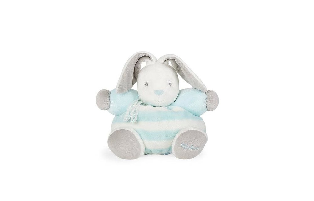 Kaloo Bebe Pastel Chubby Rabbit Aqua and Cream" Toy (Medium)